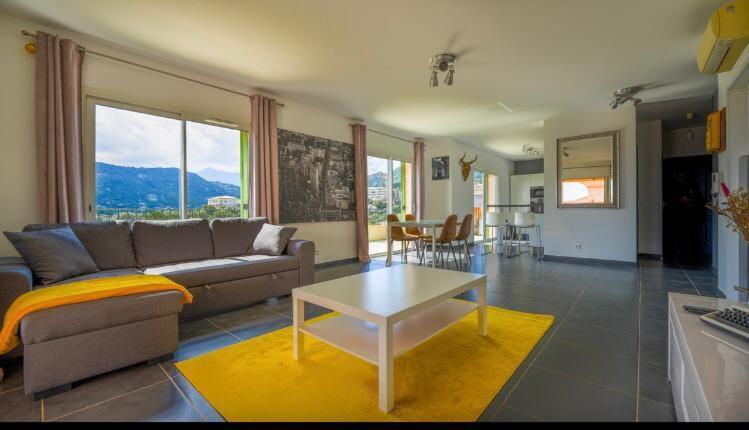 Chez Pasqua ! Appartement Spacieux Avec Terrasse 2 Chambres 6 Couchages En Rooftop LʼÎle-Rousse Exterior foto